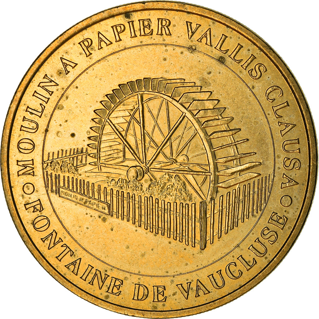 Francja, Jeton, Fontaine de Vaucluse - Moulin à papier n°2, 2004, AU(50-53)