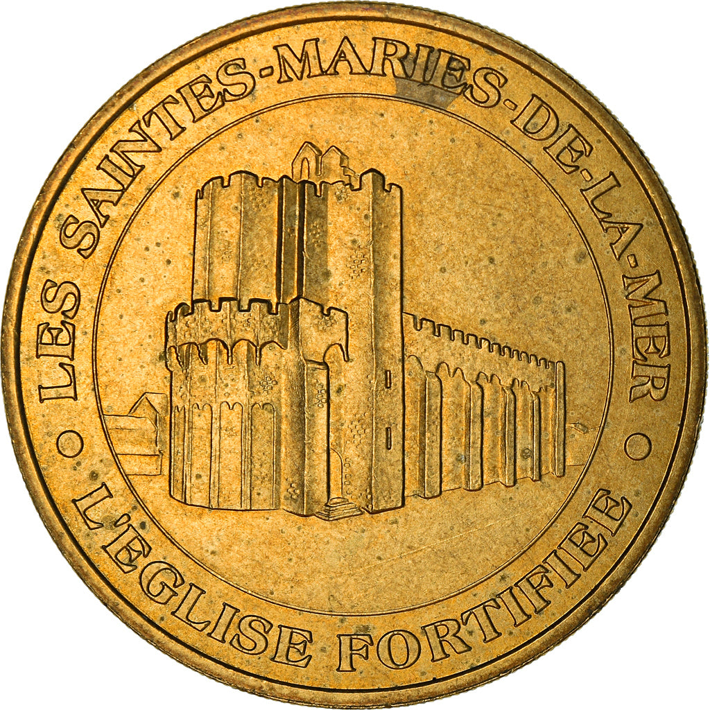 Francja, Jeton, Les Saintes Maries de la Mer, 2004, AU(50-53), Miedzionikiel