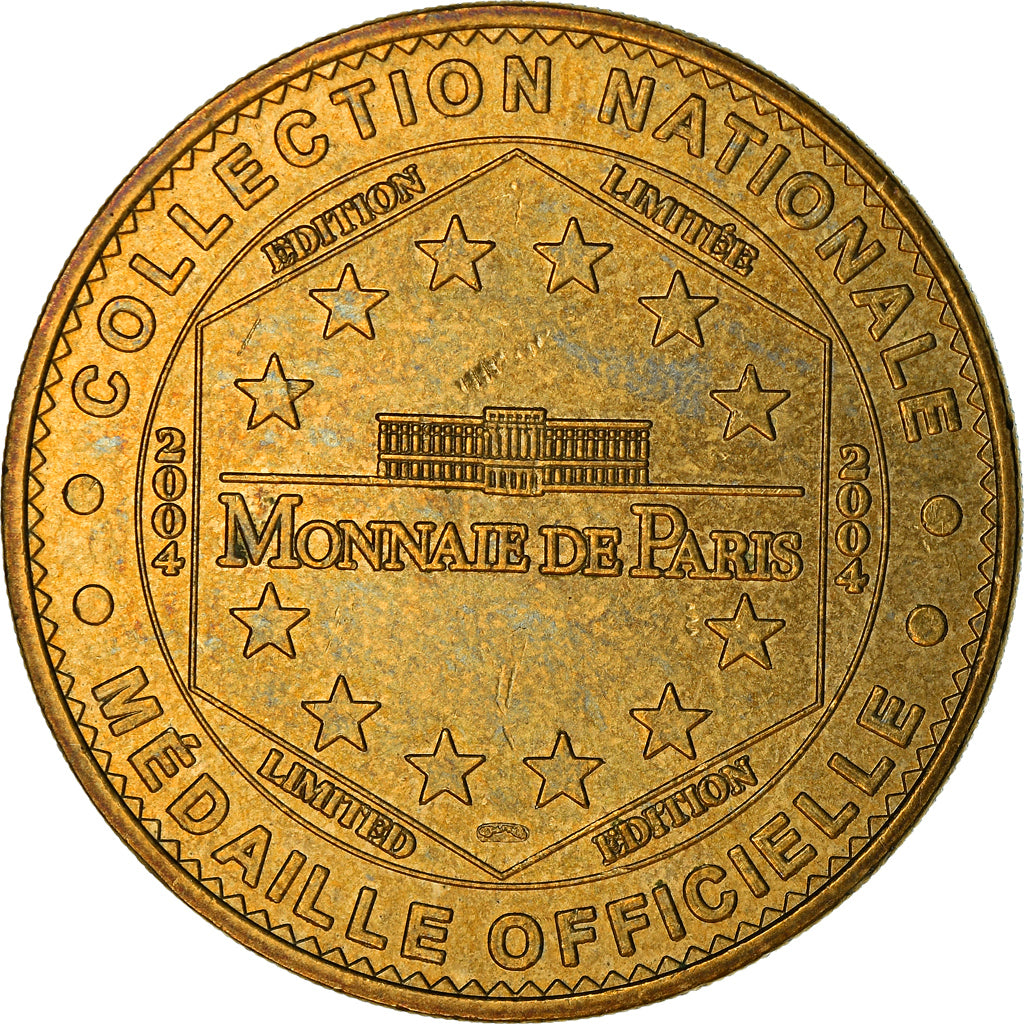 Francja, Jeton, 84/ Village de Gordes, 2004, AU(50-53), Miedzionikiel Aluminium