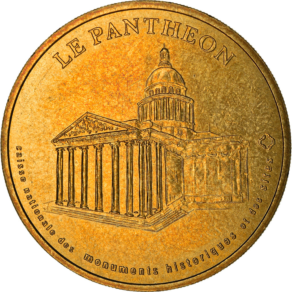 Francja, Jeton, Le Panthéon, 2004, AU(50-53), Miedzionikiel Aluminium