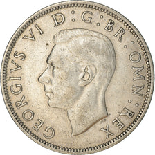 Coin, Great Britain, George VI, 1/2 Crown, 1942, AU(50-53), Silver, KM:856