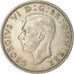 Moneda, Gran Bretaña, George VI, 1/2 Crown, 1942, MBC+, Plata, KM:856