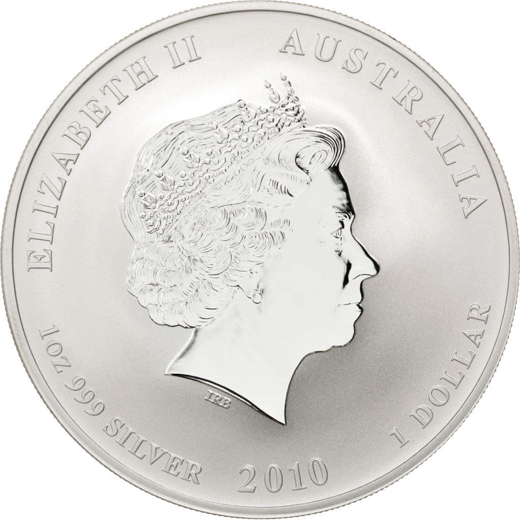 Coin, Australia, Elizabeth II, Dollar, 2010, MS(63), Silver, KM:1317