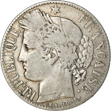Monnaie, France, Cérès, Franc, 1888, Paris, TB, Argent, Gadoury:465a, KM:822.1