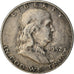 Coin, United States, Franklin Half Dollar,1952, Denver, EF(40-45), KM 199