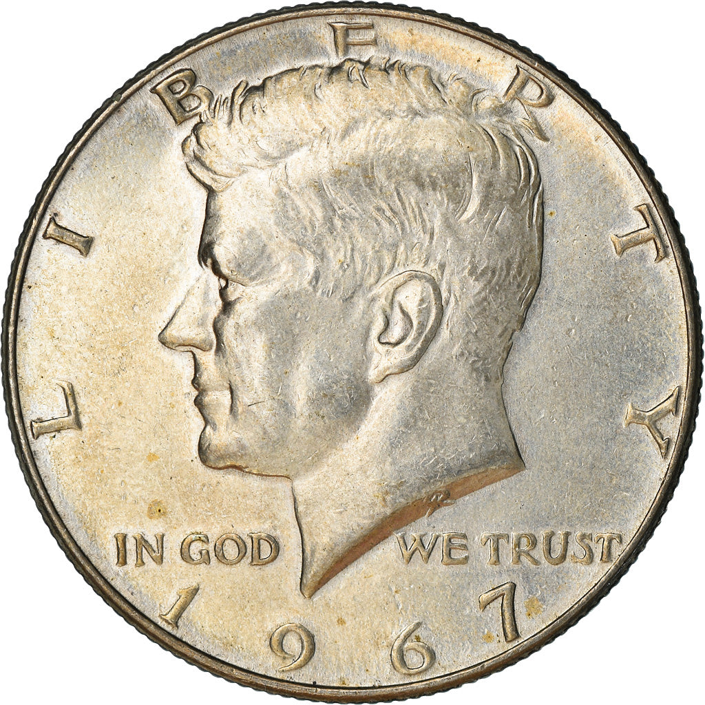 Monnaie, États-Unis, Kennedy Half Dollar, 1967, Philadelphie, TTB