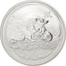 Australie, 1 Dollar Année du Rat 2008, 1 once Argent, KM 1755