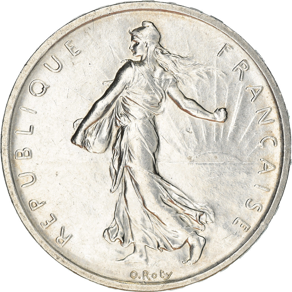Munten, Frankrijk, Semeuse, 5 Francs, 1960, PR, Zilver, KM:926, Gadoury:770