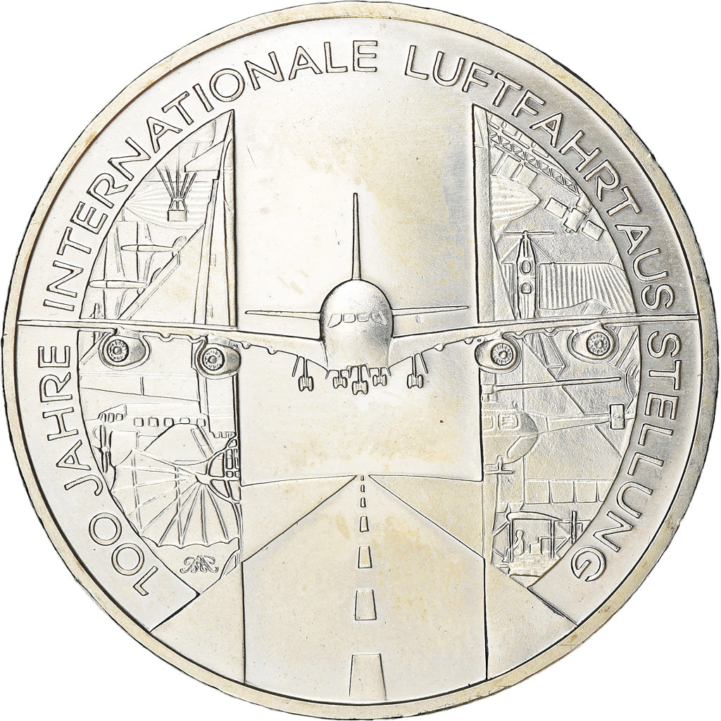 République fédérale allemande, 10 Euro, 2009, Munich, SUP, Argent, KM:281