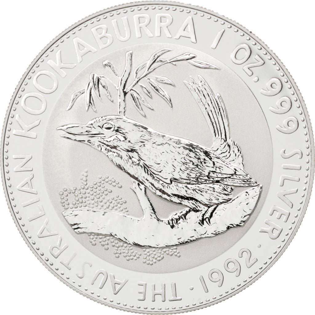 Coin, Australia, Elizabeth II, Dollar, 1992, MS(65-70), Silver, KM:164