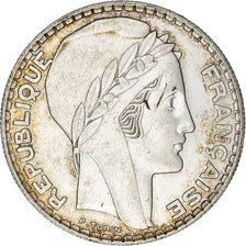 Coin, France, Turin, 20 Francs, 1938, Paris, EF(40-45), Silver, KM:879