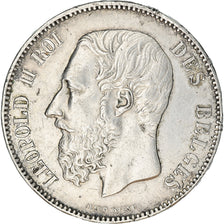Monnaie, Belgique, Leopold II, 5 Francs, 5 Frank, 1873, TTB, Argent, KM:24