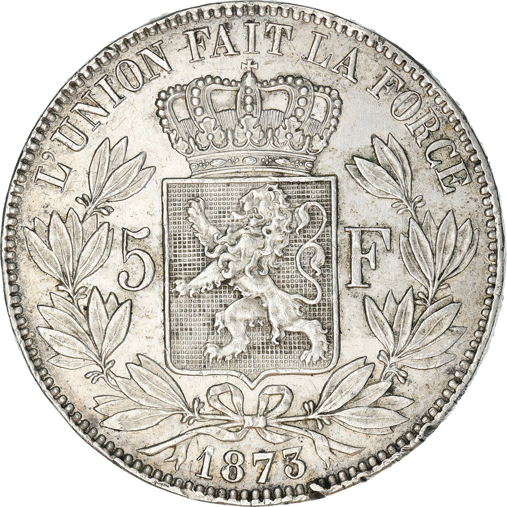 Monnaie, Belgique, Leopold II, 5 Francs, 5 Frank, 1873, TTB, Argent, KM:24