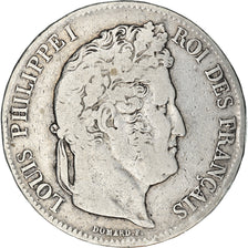 Monnaie, France, Louis-Philippe, 5 Francs, 1840, Lille, TB, Argent, Gadoury:678