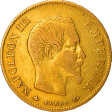 Coin, France, Napoléon III, 10 Francs, 1859, Strasbourg, VF(30-35), Gold