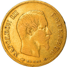 Coin, France, Napoléon III, 10 Francs, 1857, Paris, VF(30-35), Gold, KM:784.3