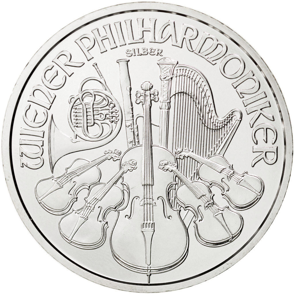 Autriche, 1.50 Euro Philharmonique 2015, 1 once Argent, KM New