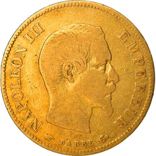 Coin, France, Napoléon III, 10 Francs, 1857, Paris, VF(30-35), Gold, KM:784.3