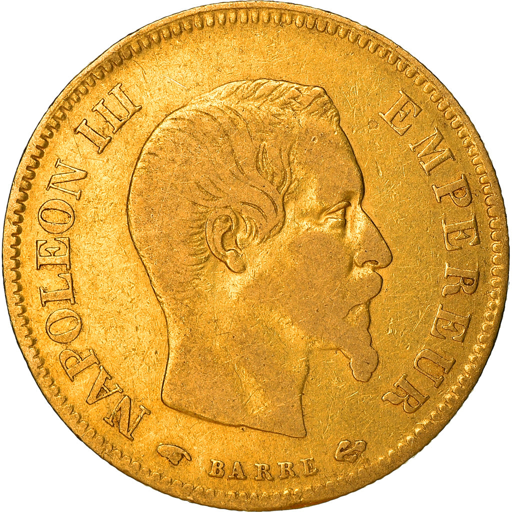 Monnaie, France, Napoléon III, 10 Francs, 1858, Paris, TB+, Or, Gadoury:1014