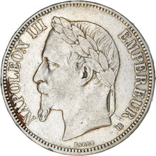 Coin, France, Napoléon III, 5 Francs, 1869, Strasbourg, VF(30-35), Silver