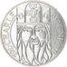 Coin, France, Charlemagne, 100 Francs, 1990, AU(55-58), Silver, KM:982