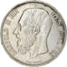 Moneda, Bélgica, Leopold II, 5 Francs, 5 Frank, 1873, MBC, Plata, KM:24