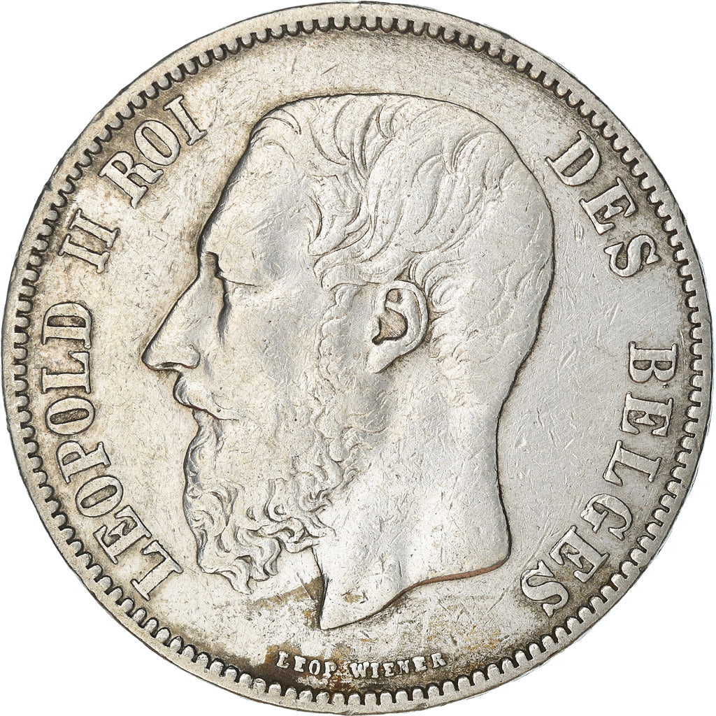 Monnaie, Belgique, Leopold II, 5 Francs, 5 Frank, 1873, TB+, Argent, KM:24