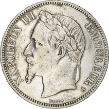 Munten, Frankrijk, Napoléon III, 5 Francs, 1867, Paris, ZF, Zilver, KM:799.1
