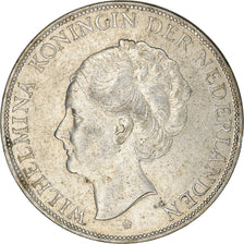Coin, Netherlands, Wilhelmina I, 2-1/2 Gulden, 1930, EF(40-45), Silver, KM:165