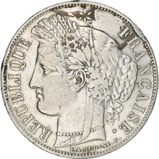 Coin, France, Cérès, 5 Francs, 1849, Paris, VF(30-35), Silver, KM:761.1