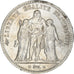 Coin, France, Hercule, 5 Francs, 1875, Paris, AU(50-53), Silver, KM:820.1