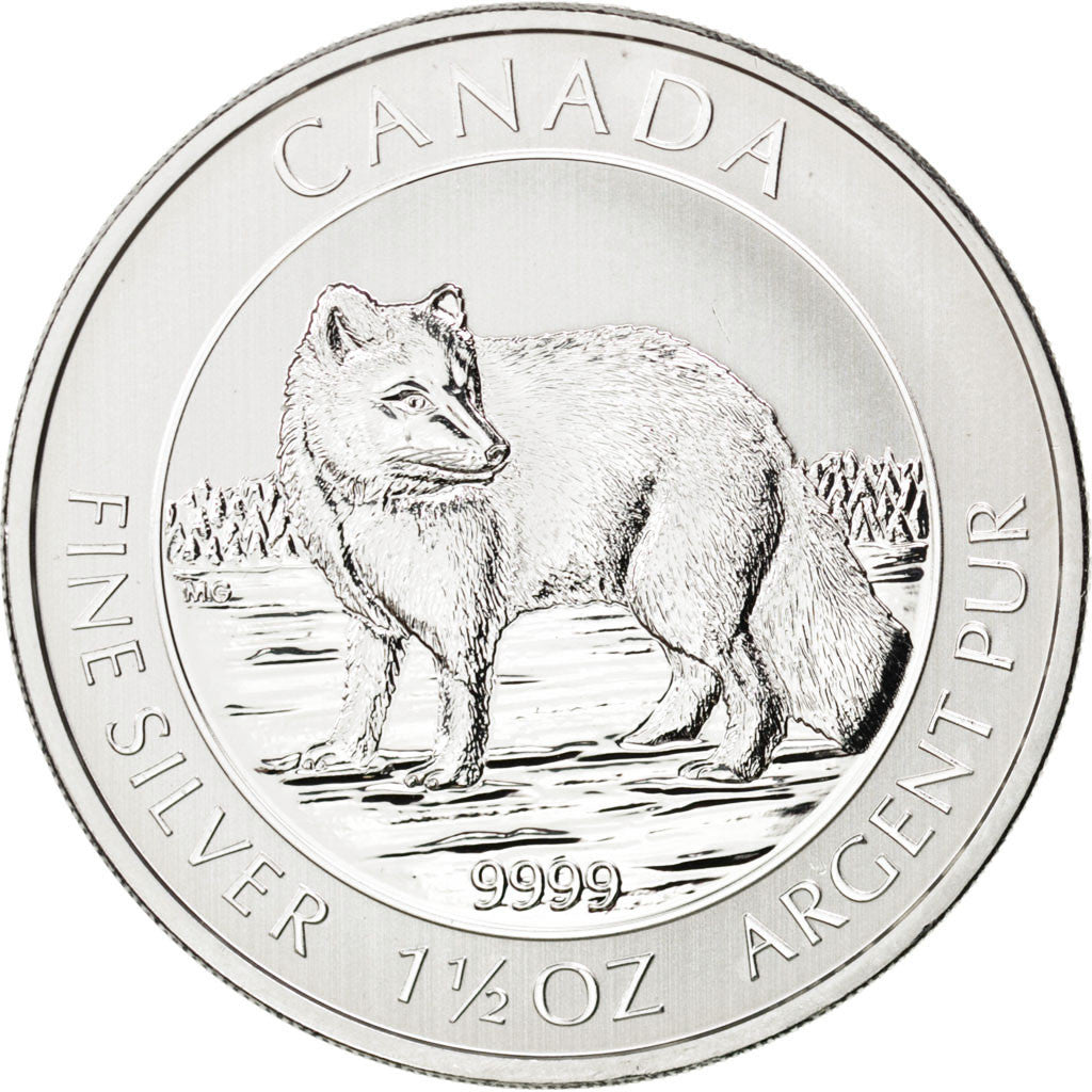 Coin, Canada, 8 Dollars, 2014, MS(65-70), Silver, KM:New