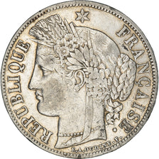 Moeda, França, Cérès, 5 Francs, 1851, Paris, AU(50-53), Prata, KM:761.1