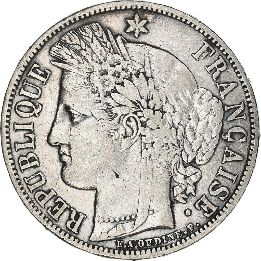 Monnaie, France, Cérès, 5 Francs, 1870, Paris, TB+, Argent, Gadoury:742