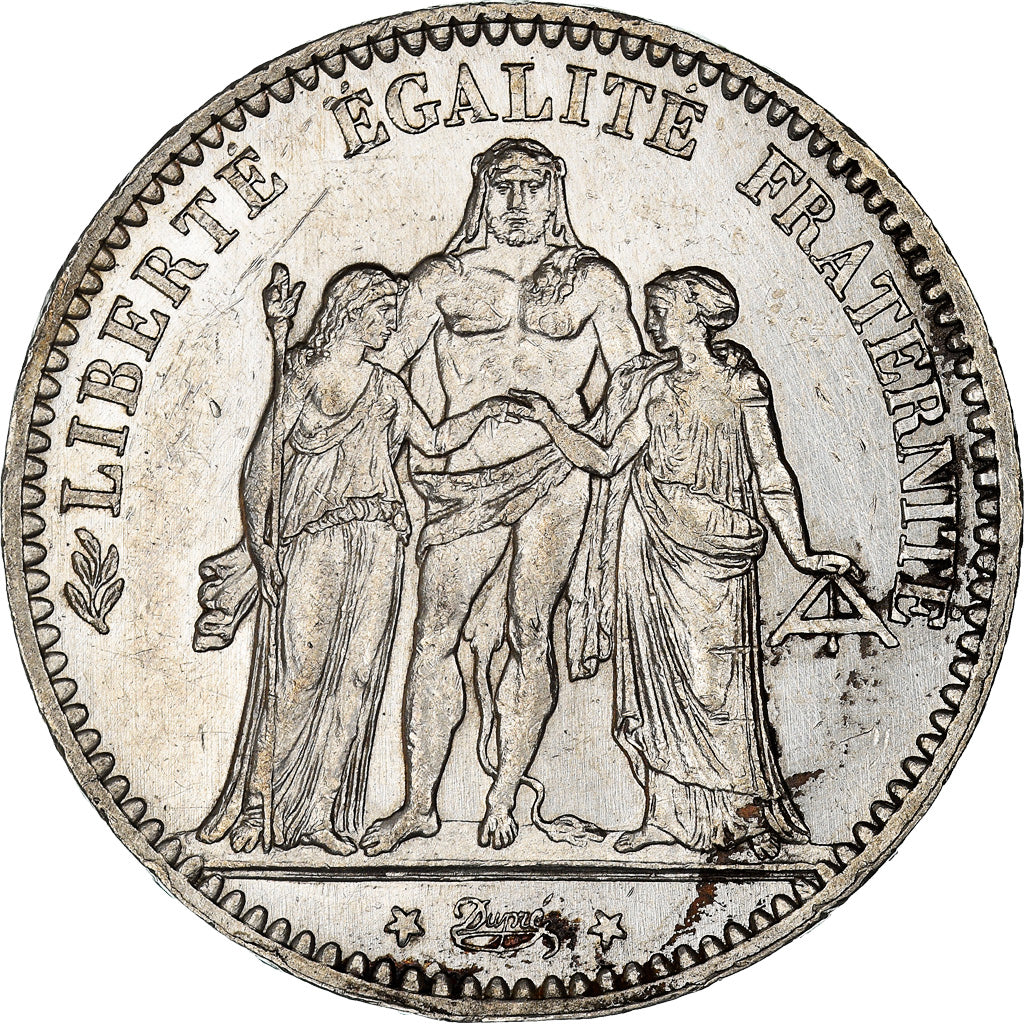 Coin, France, Hercule, 5 Francs, 1875, Paris, EF(40-45), Silver, KM:820.1