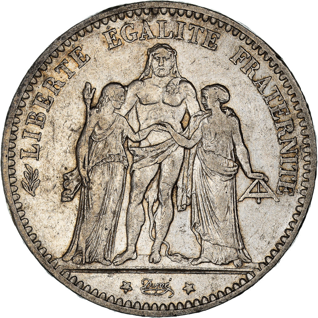 Monnaie, France, Hercule, 5 Francs, 1875, Paris, TTB, Argent, Gadoury:745a