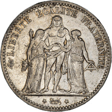 Monnaie, France, Hercule, 5 Francs, 1875, Paris, TTB, Argent, Gadoury:745a