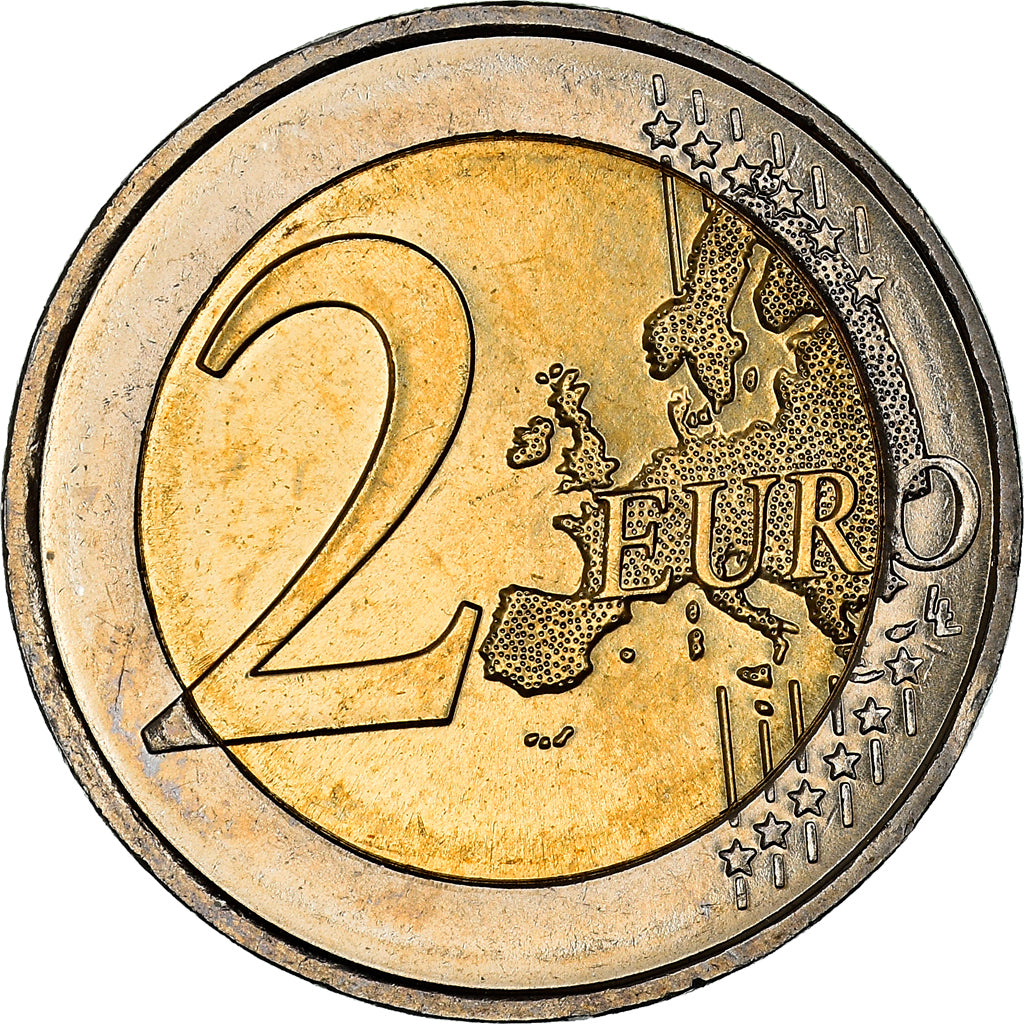 France, 2 Euro, Abbé Pierre, 2012, Paris, MS(60-62), Bi-Metallic, Gadoury:15