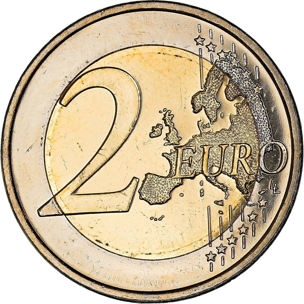 Finlandia, 2 Euro, Helene Schjerfbeck, 2012, Vantaa, SPL, Bi-metallico, KM:182