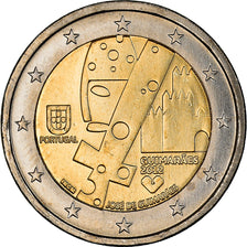 Portugal, 2 Euro, Guimaraes, 2012, Lisbon, VZ+, Bi-Metallic, KM:813