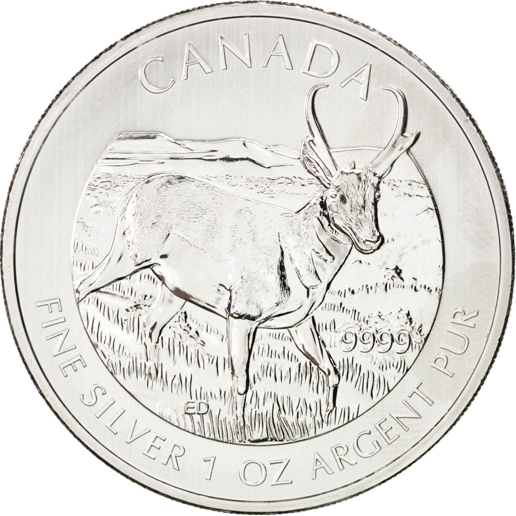 Coin, Canada, Elizabeth II, 5 Dollars, 2013, MS(65-70), Silver, KM:1350