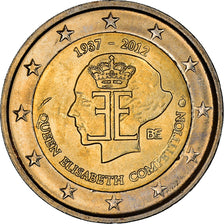 Belgium, 2 Euro, Queen Elisabeth, 2012, MS(60-62), Bi-Metallic, KM:317
