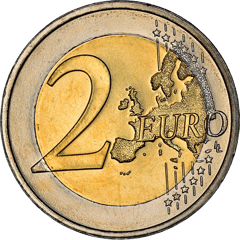 Luxemburgo, 2 Euro, Grand-Duc Henri, 2012, MS(60-62), Bimetálico, KM:121