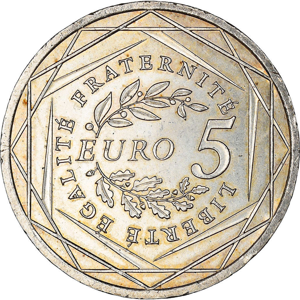France, 5 Euro, Semeuse, 2008, SUP, Argent, Gadoury:EU287, KM:1534