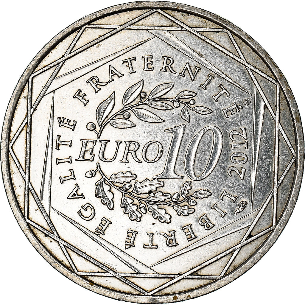 Frankrijk, 10 Euro, Nord-Pas de Calais, 2012, Paris, PR, Zilver, Gadoury:EU514