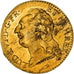 Moeda, França, Louis XVI, Louis d'Or, 1786, Lille, MS(60-62), Dourado