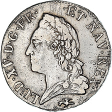 Munten, Frankrijk, Louis XV, Écu à la vieille tête, 1774, Lyon, ZF, Zilver
