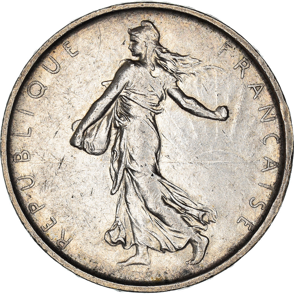 Moneda, Francia, Semeuse, 5 Francs, 1966, EBC, Plata, KM:926, Gadoury:770