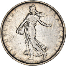 Moneda, Francia, Semeuse, 5 Francs, 1966, EBC, Plata, KM:926, Gadoury:770