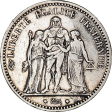 Monnaie, France, Hercule, 5 Francs, 1873, Paris, TTB, Argent, Gadoury:745.a